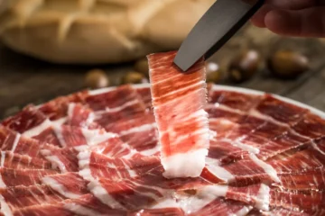 corte de jamón ibérico