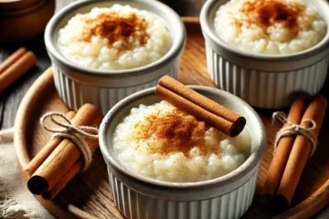 Emplatado de la Receta de Arroz con Leche